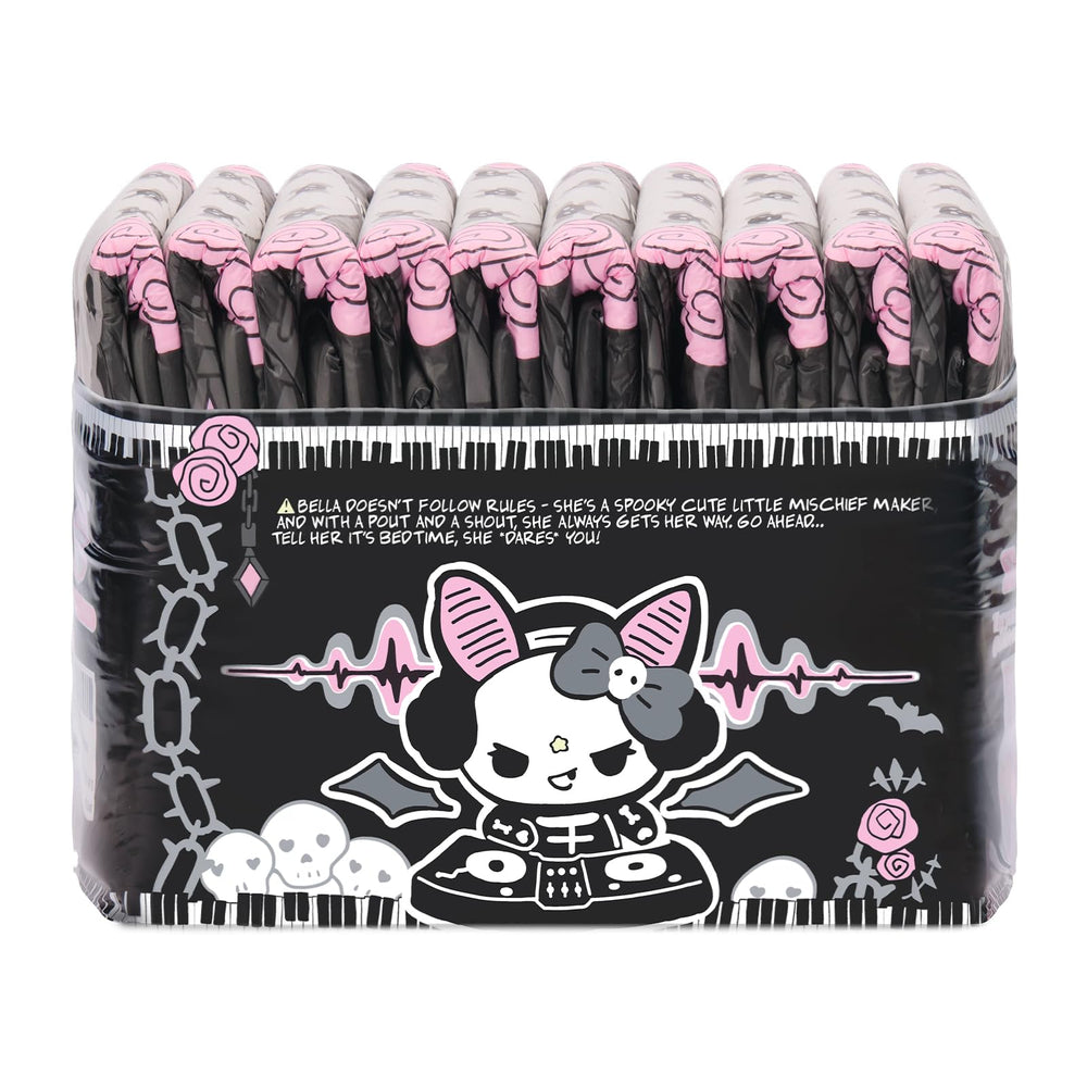 Littleforbig Goth Brat diaper fit for medium 28-38 inch waists.
