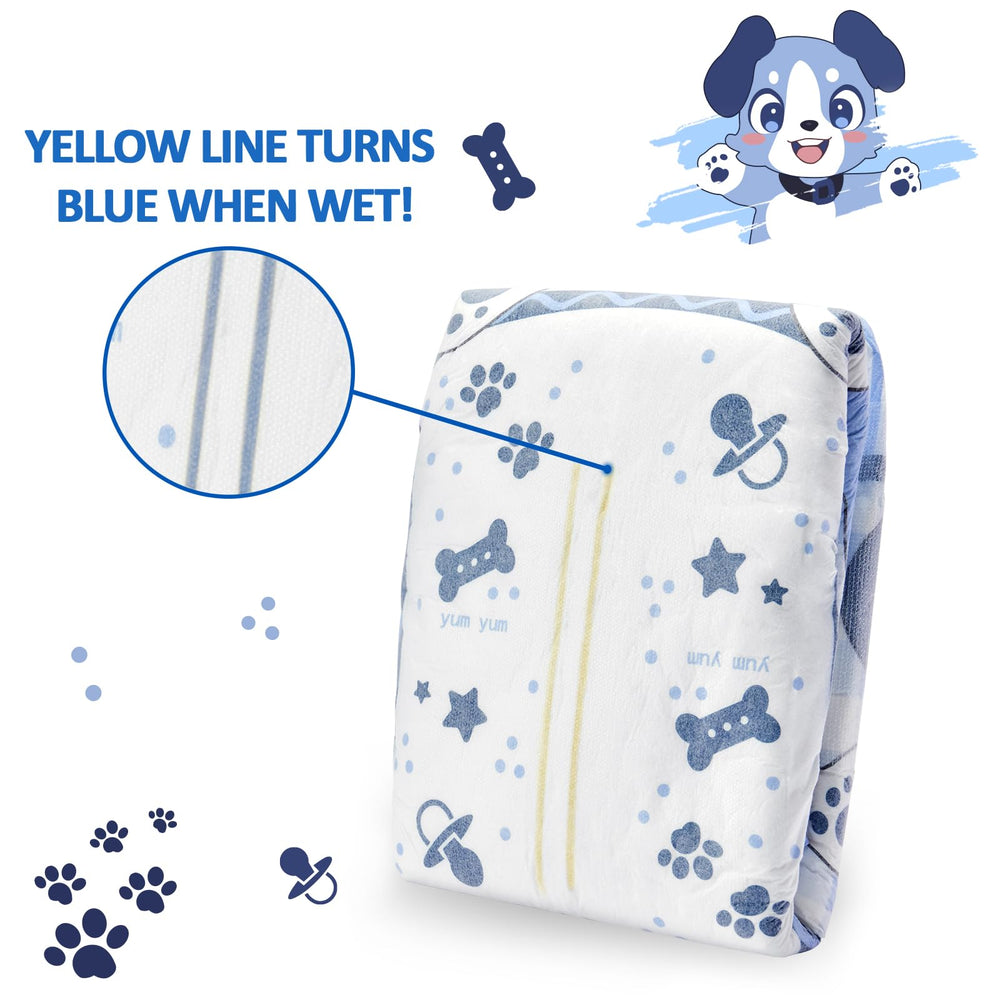 Littleforbig Little Blue BabyFur diaper with ultra-soft inner padding for skin comfort