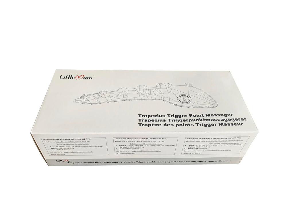 LittleMum trapezius massager durable build with a 15-year warranty