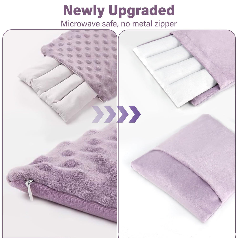 LIUWEI flaxseed heating pad ready for 2–3 minute preheat and application.
