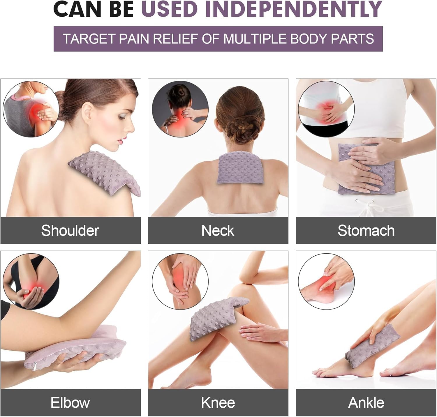 LIUWEI compact design fits comfortably with essential castor oil wrap routines.
