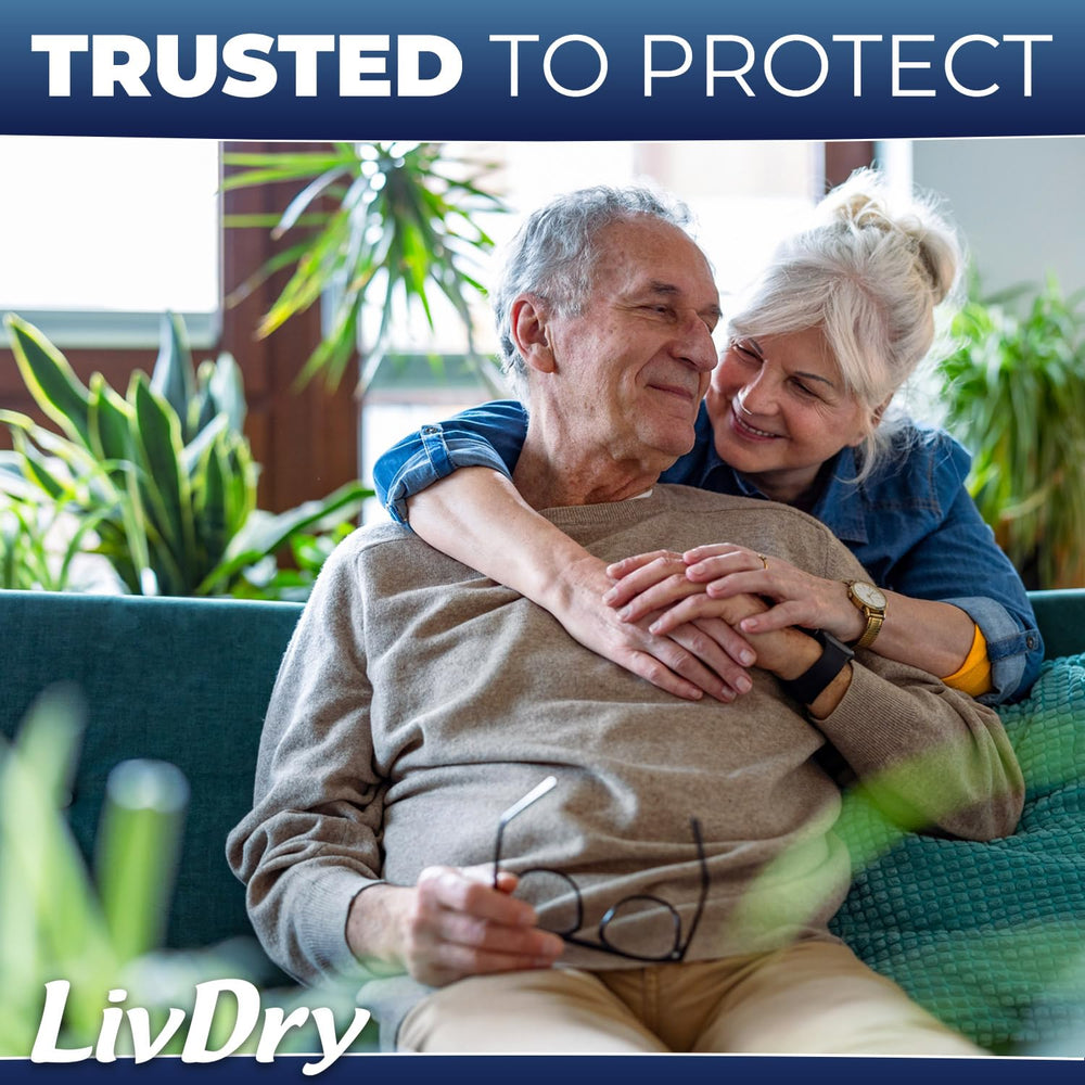 LivDry EnduraDry Max leakage barrier cuff guards against leaks.