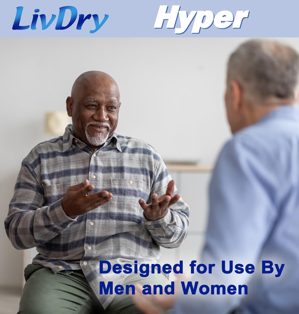 LivDry Hyper 2000 pad easy for caregivers to replace.