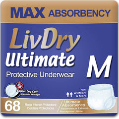 LivDry Ultimate balance bottle-pour shows secure protection during active daily routines.