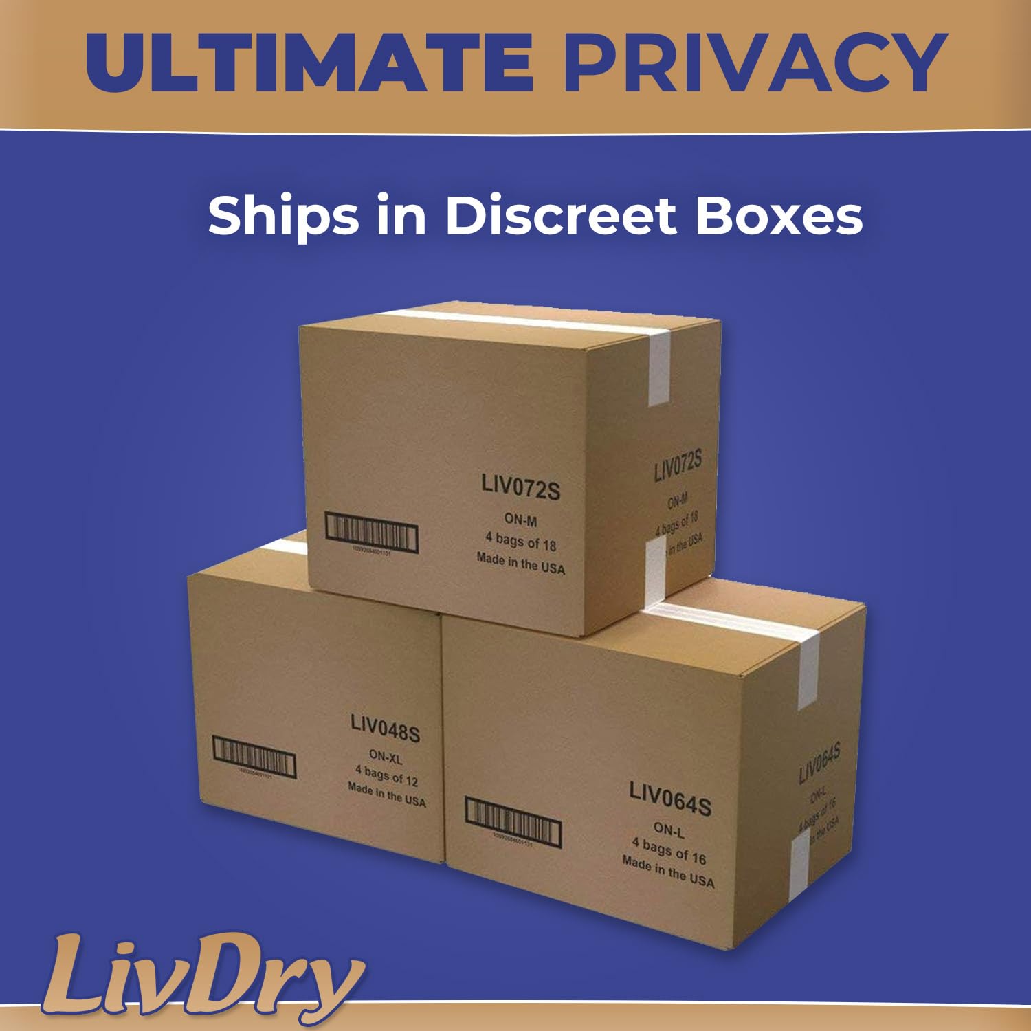 LivDry Ultimate mens-womens-fit image shows adaptable protection for all genders.