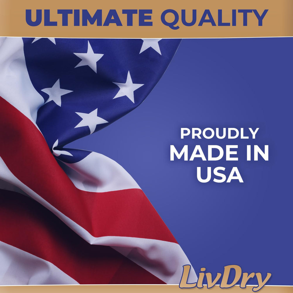 LivDry pull-on design offers discreet, comfortable wear.