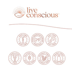 Live Conscious CurcuWell capsules closeup for joint and immune support