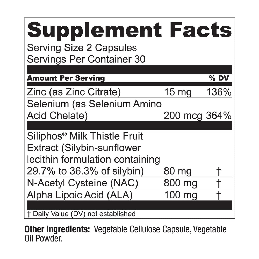 Live Conscious LiverWell packaging emphasizes clear labeling and supplement details.