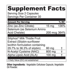 Live Conscious LiverWell packaging emphasizes clear labeling and supplement details.