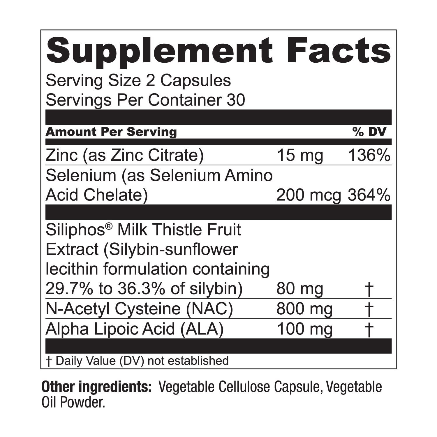 Live Conscious LiverWell siliphos milk thistle visual focusing bioavailability
