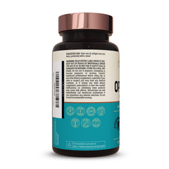 Live Conscious OptiWell softgels ready for daily eye health support.