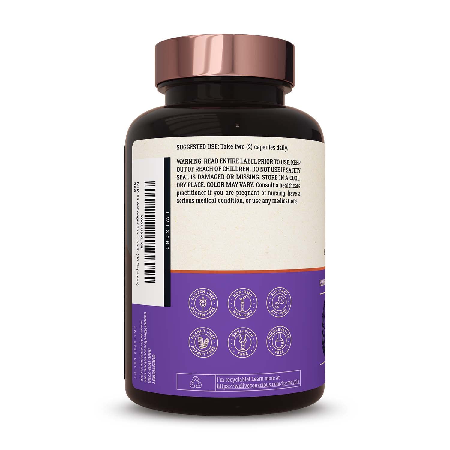 Live Conscious ZenWell lifestyle setup with capsules in a healthy routine.