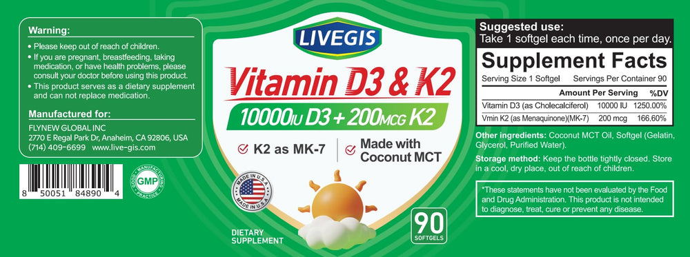 LIVEGIS softgels supporting an active lifestyle and easy daily use