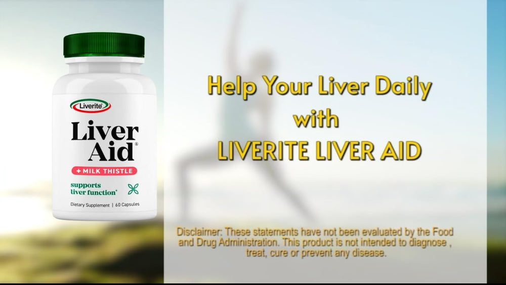 Liverite Liver Aid product on kitchen counter as part of wellness ritual