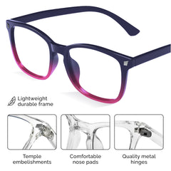Livho anti-glare blue light glasses protect eyes during digital tasks and gaming sessions
