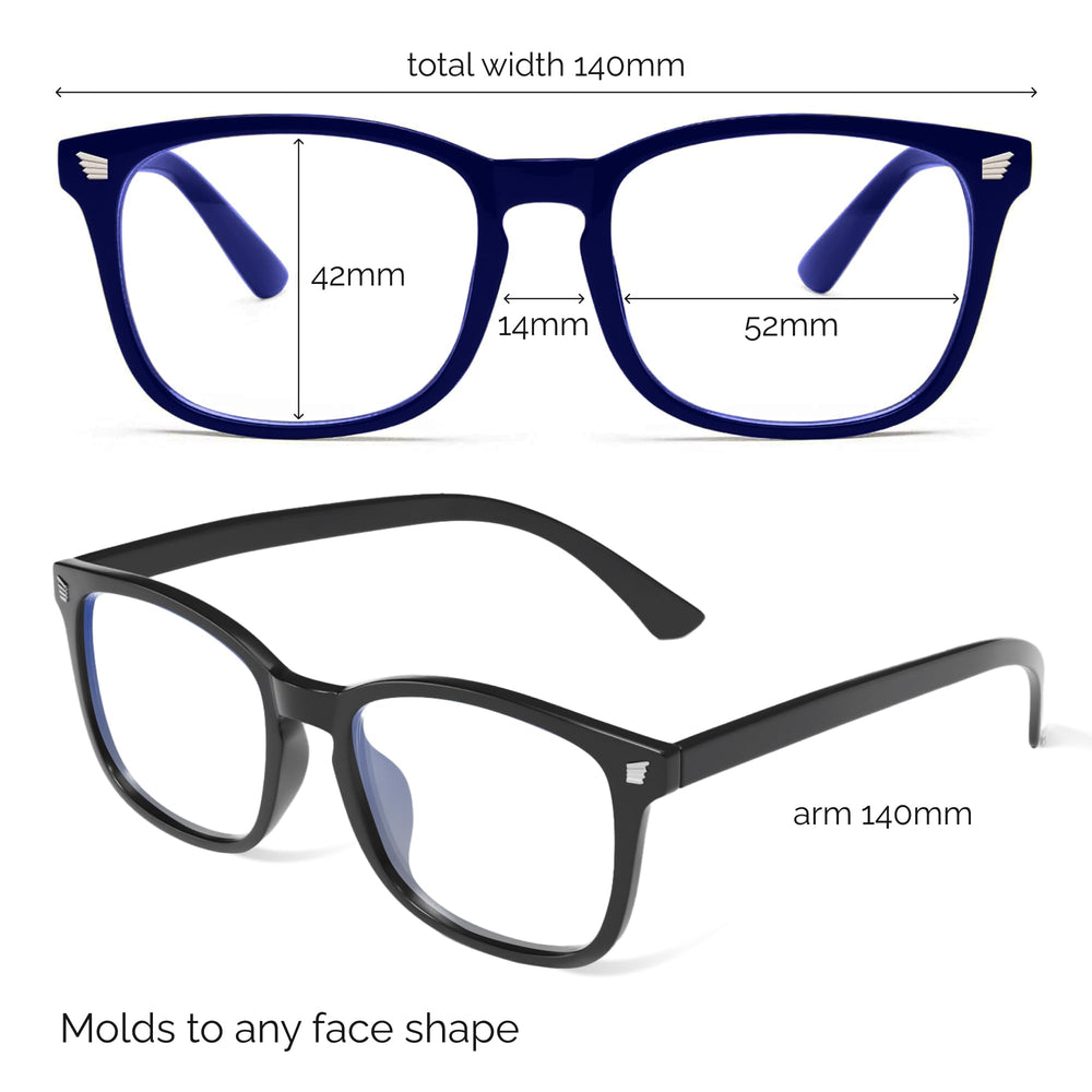 Livho anti-glare computer glasses minimize reflections for better focus.