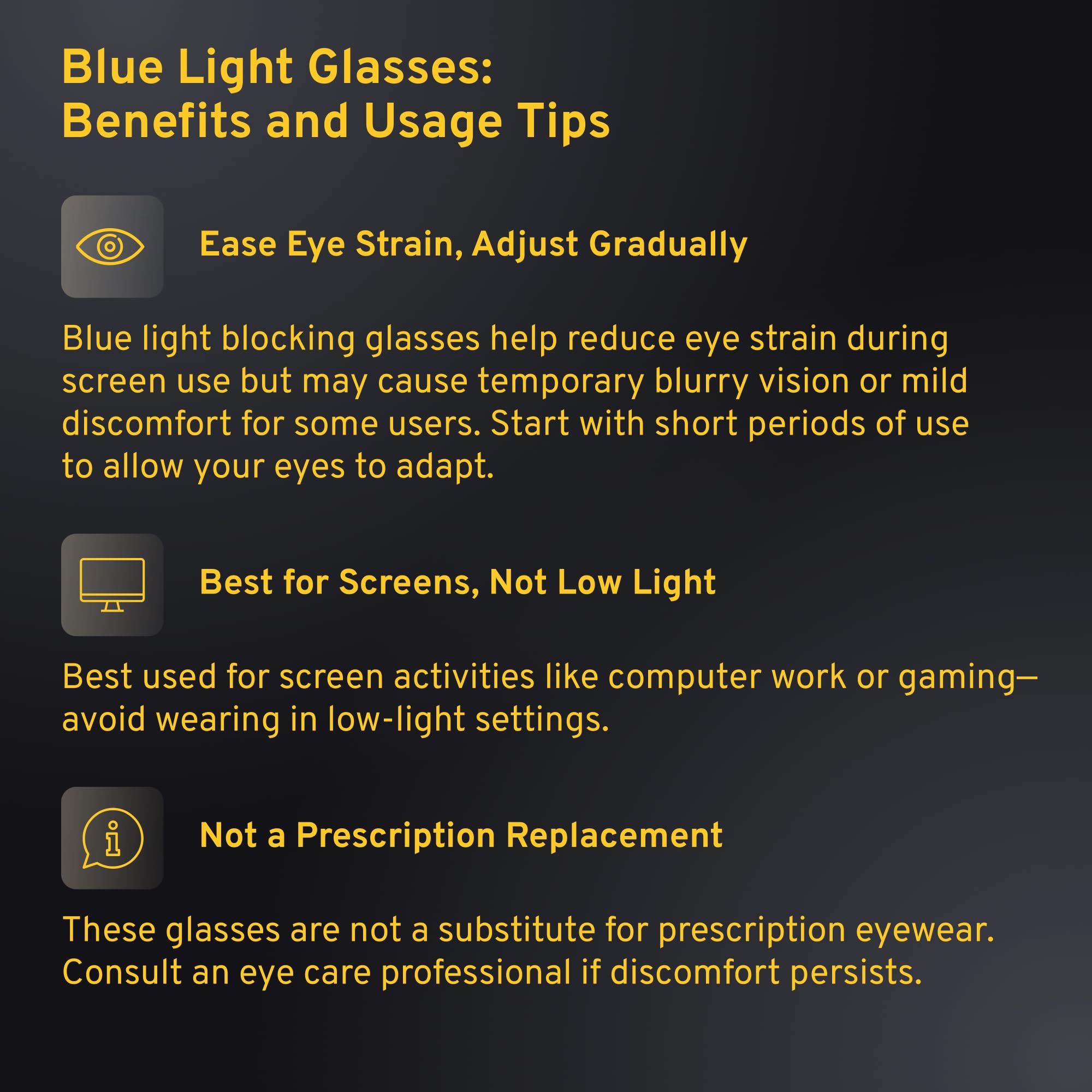 livho blue light glasses gaming and leisure use for comfortable viewing