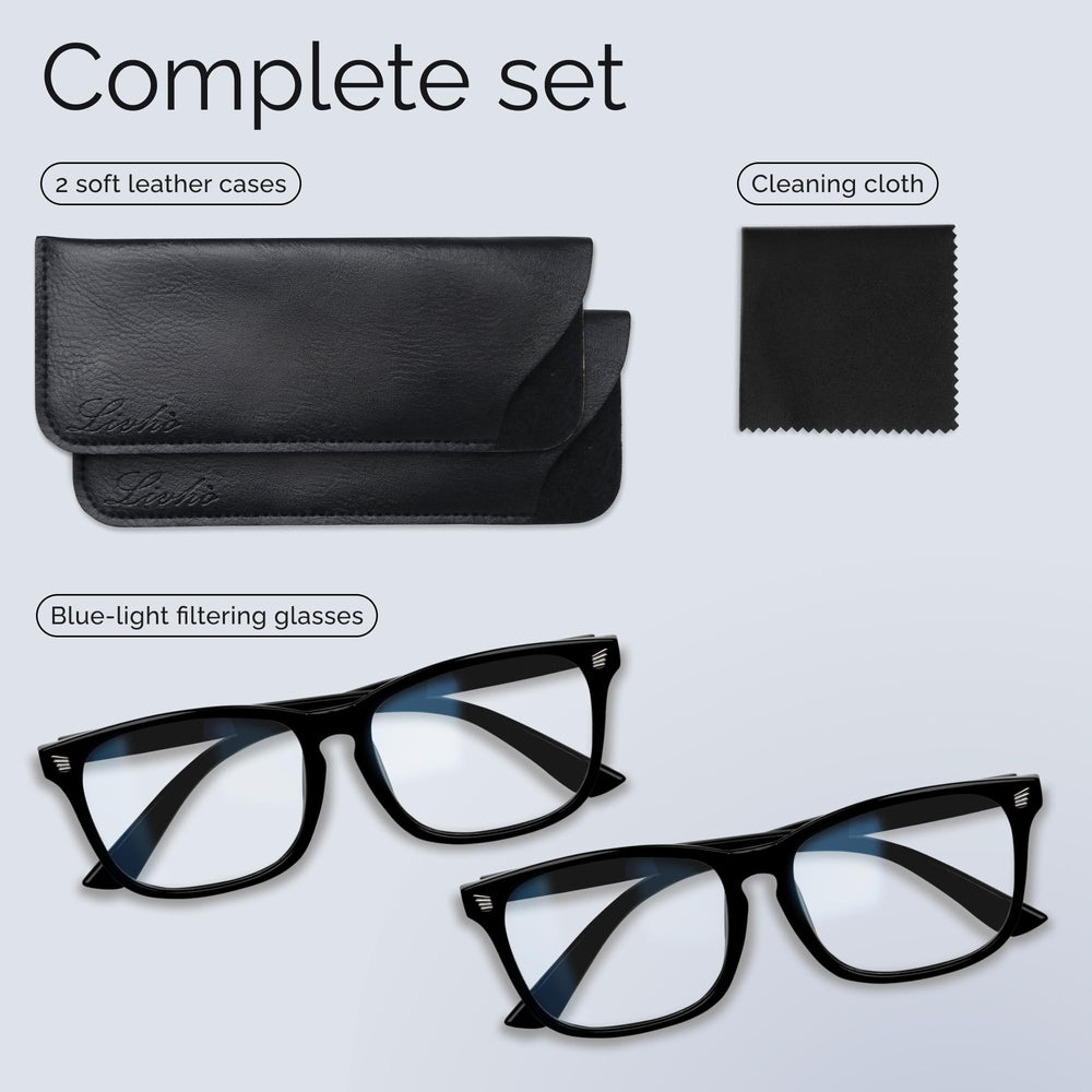 Livho blue light glasses offering glare-free viewing on screen