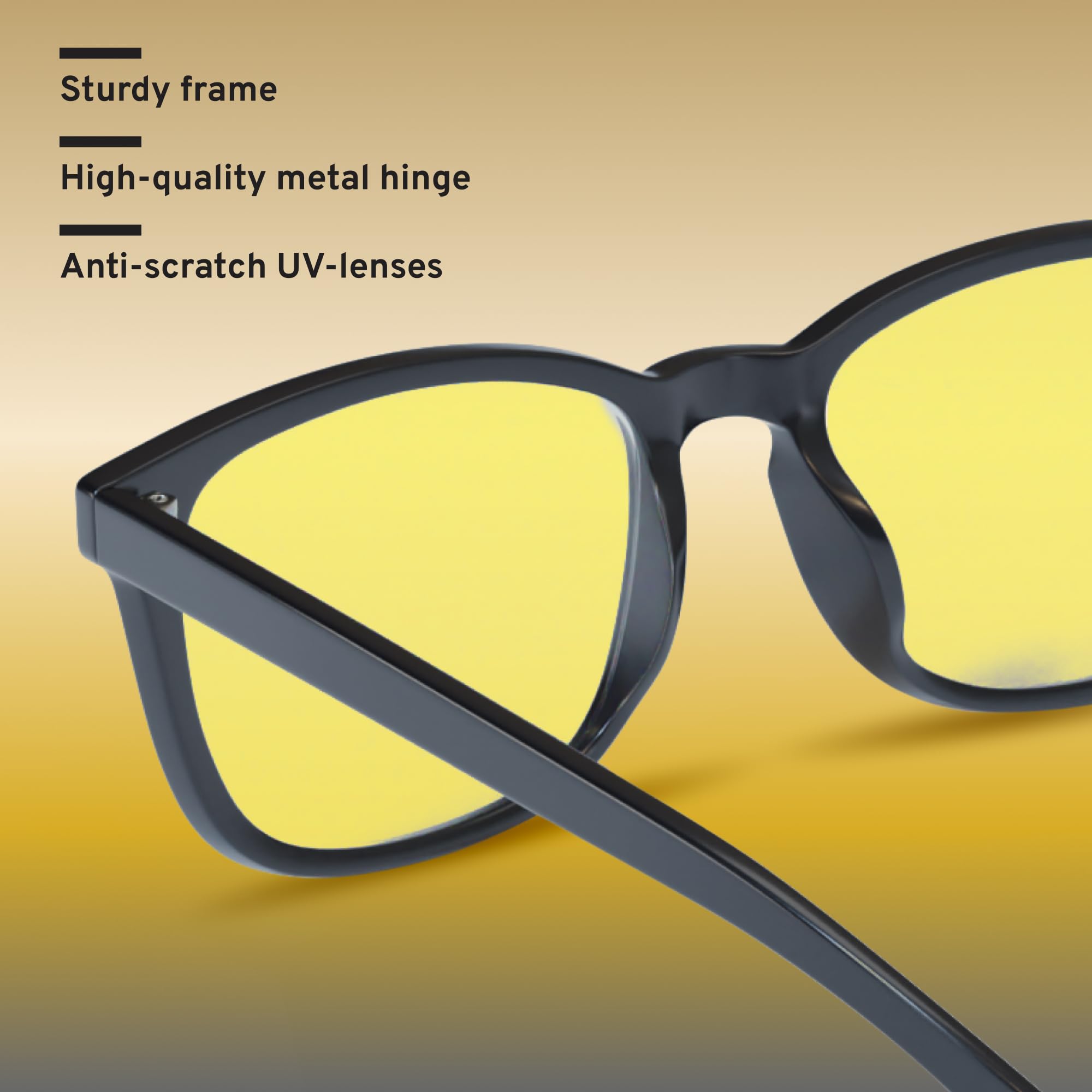 livho blue light glasses lightweight nylon frame for all-day wear