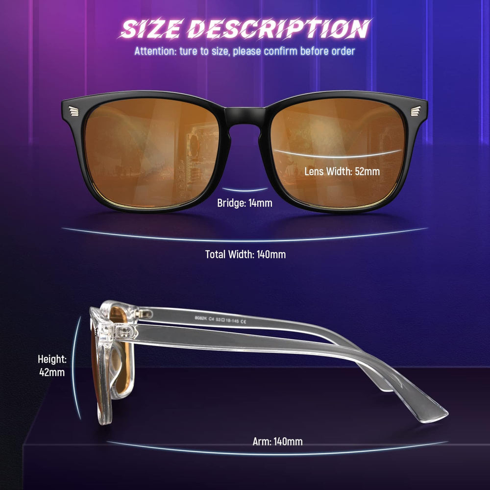 Livho blue light glasses unboxed showcasing lightweight frame for long sessions.