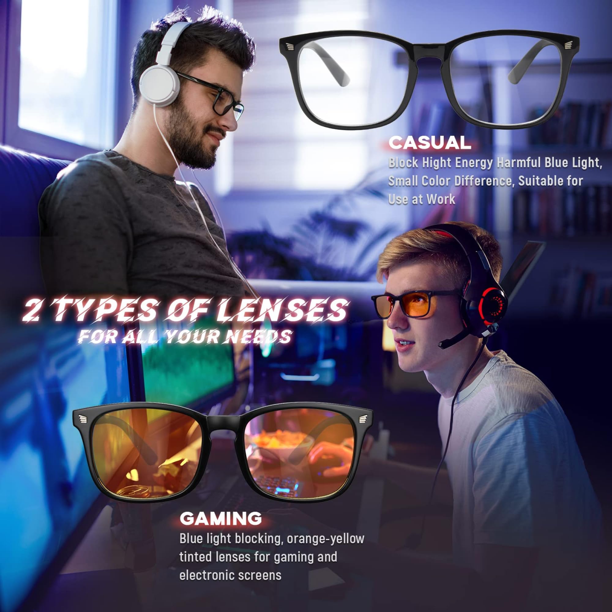 Livho blue light glasses with UV protection reduce glare for outdoor screens.