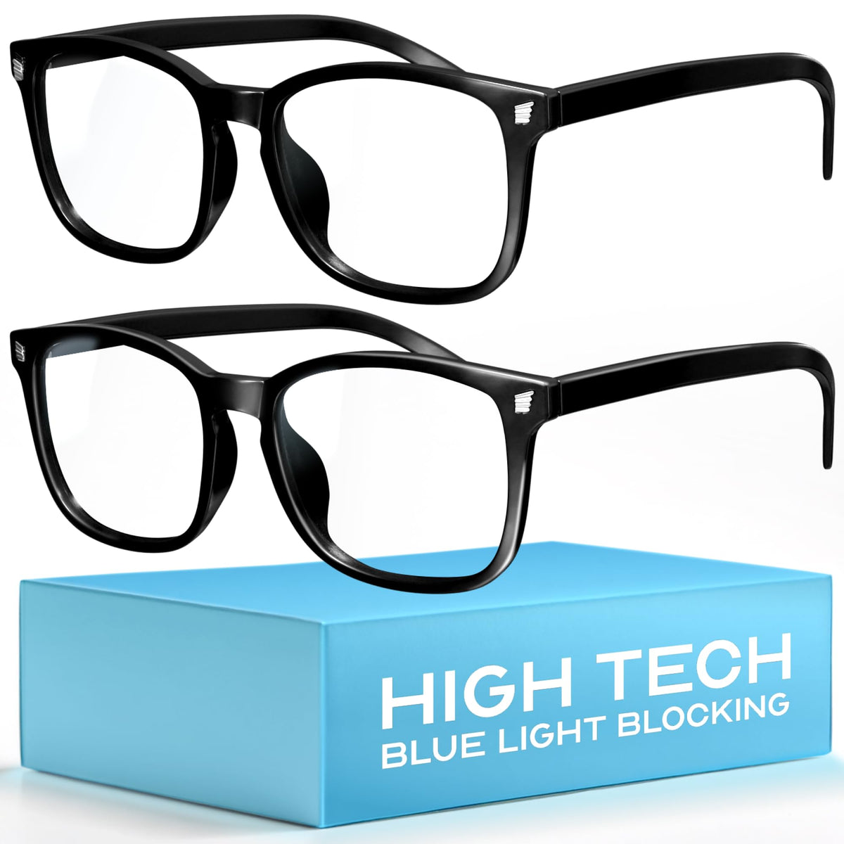 Livho High Tech Blue Light Glasses seen from the side for all-day comfort