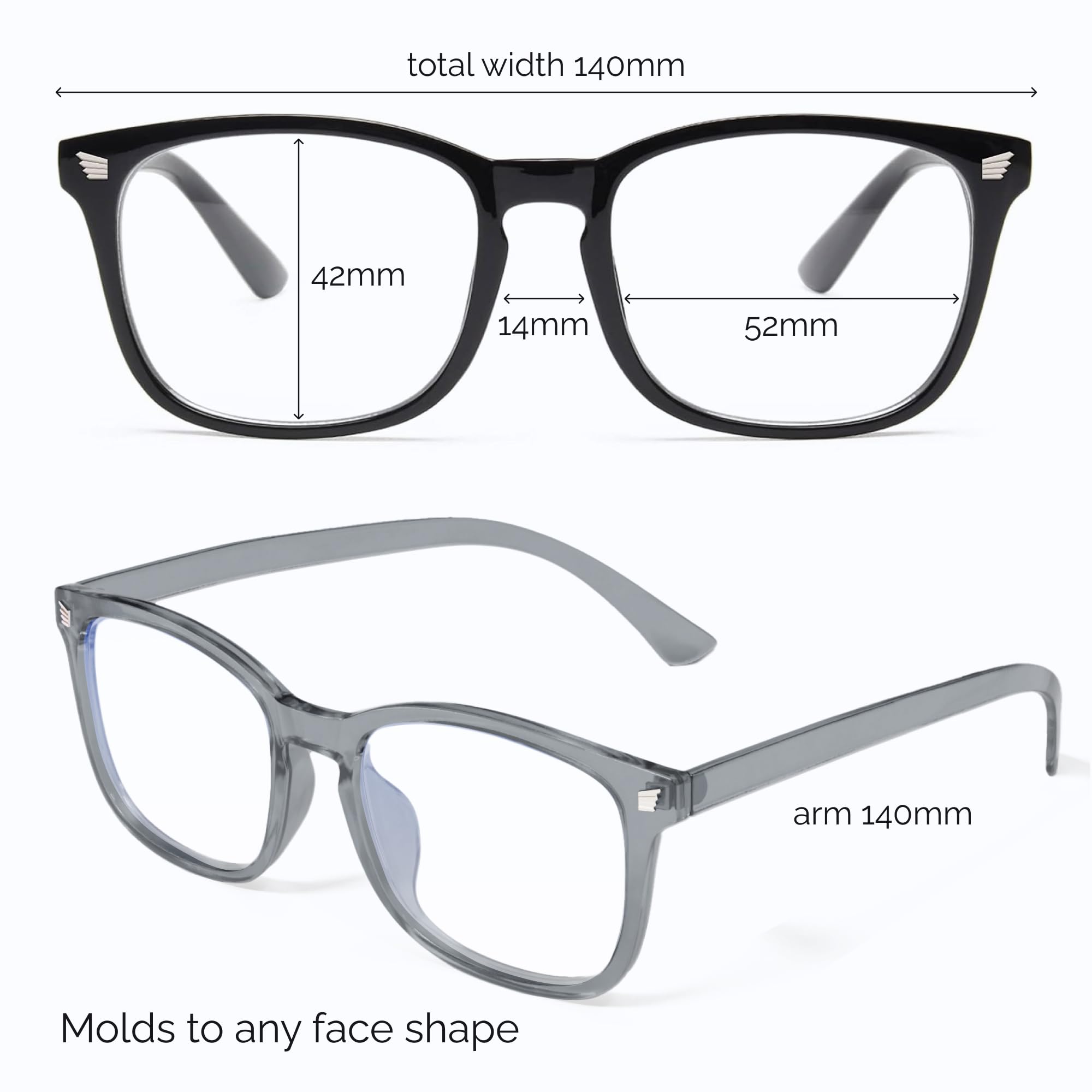 Livho High Tech Blue Light Glasses nylon frame durability and daily comfort.