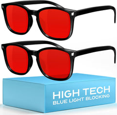 Livho High Tech Blue Light Glasses front view, lightweight frame for all-day comfort.