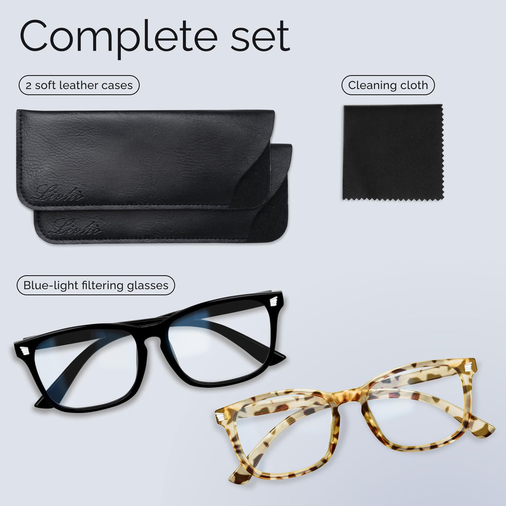 Livho High Tech Blue Light Glasses gaming setup for crisp on-screen visuals.