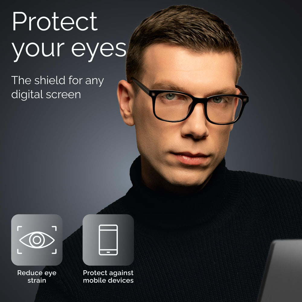 Livho blue light glasses side profile for everyday comfort and style