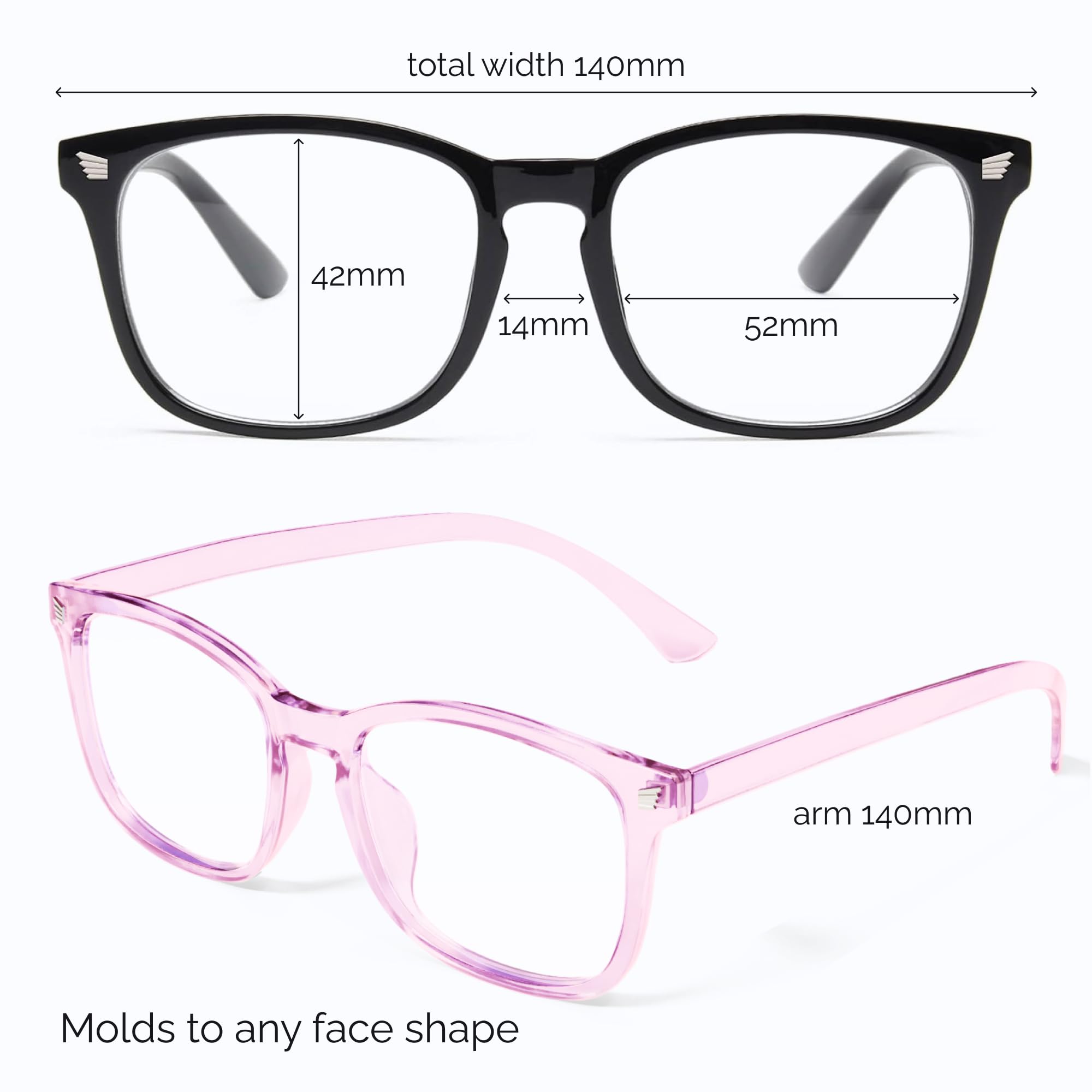 Livho ultra-light frame angle showcases durable nylon construction for long wear.