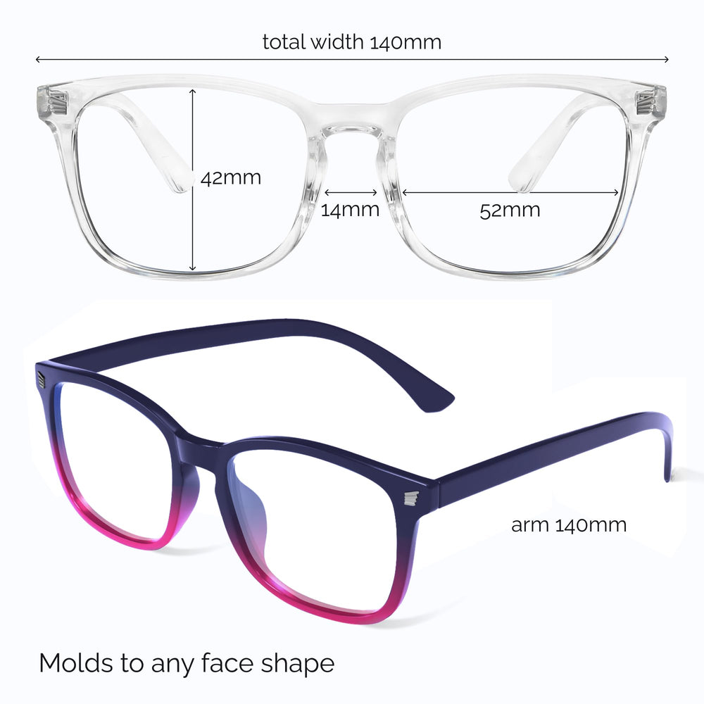 Livho non-prescription blue light glasses with sleek women's frame for style