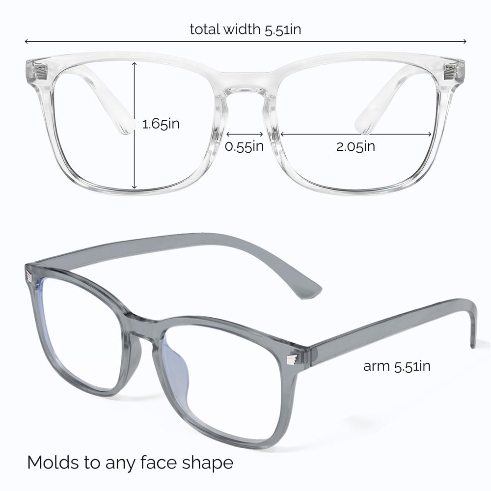 Livho ultra-lightweight nylon frame provides all-day wear without fatigue.