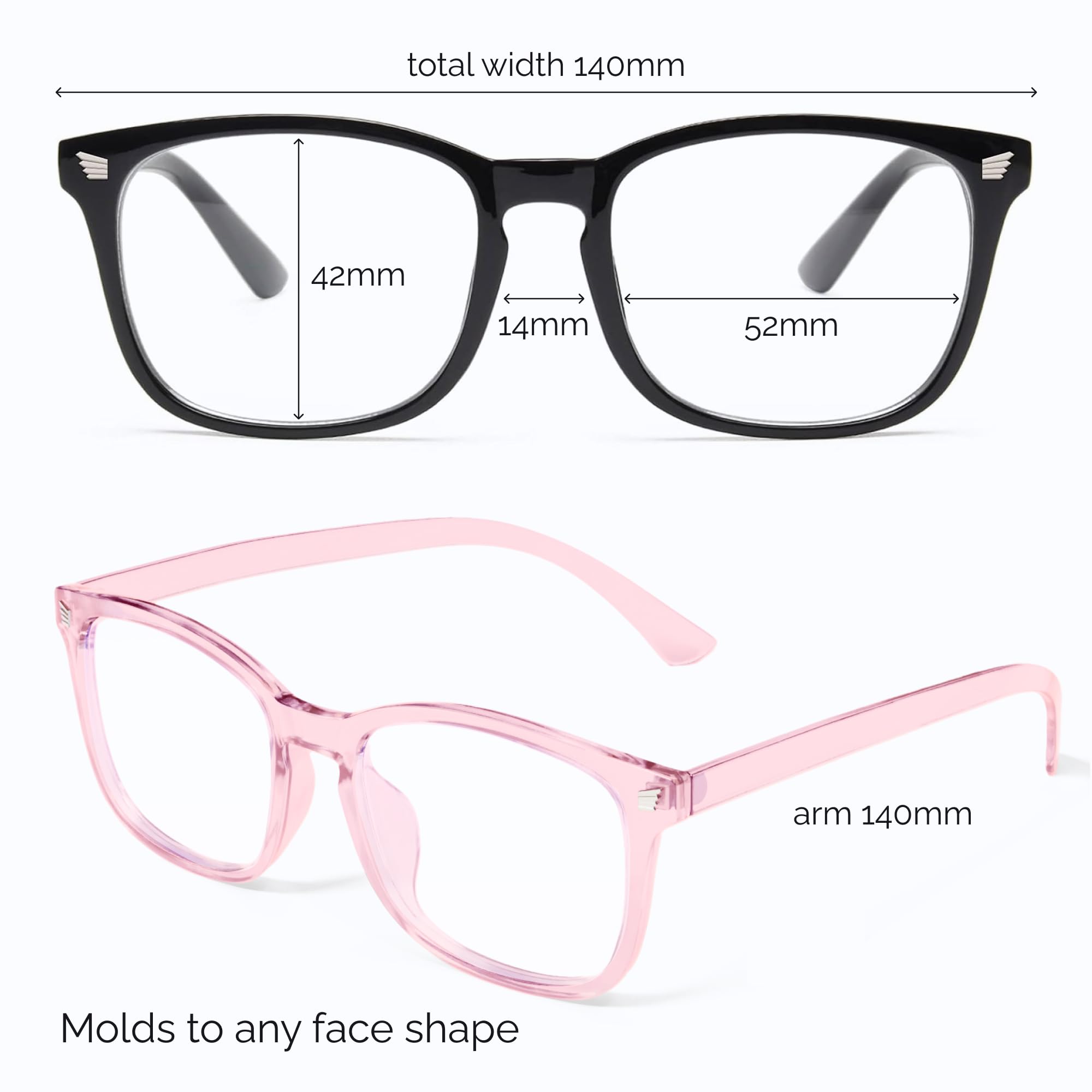 Livho ultra lightweight nylon frame flexible and durable for long wear