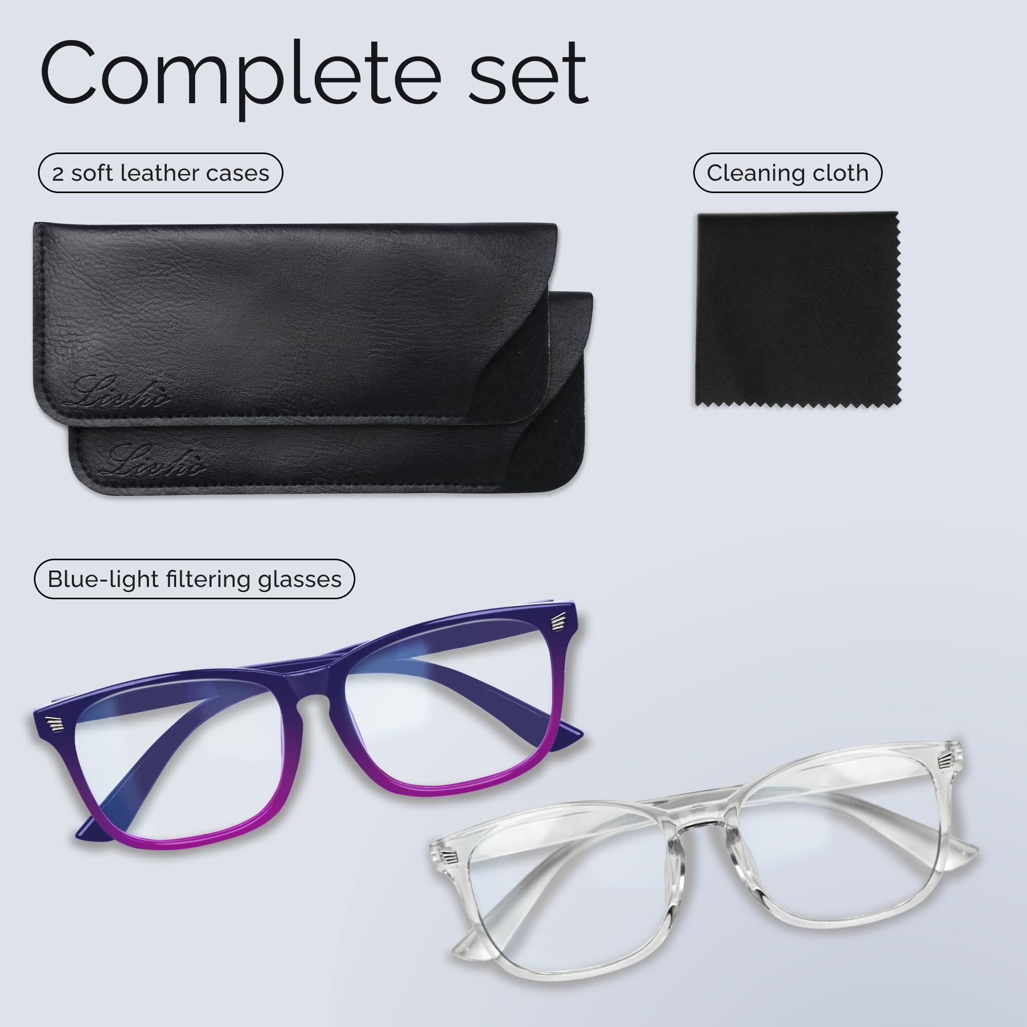 Livho UV protection blue light glasses filter glare in sunny environments