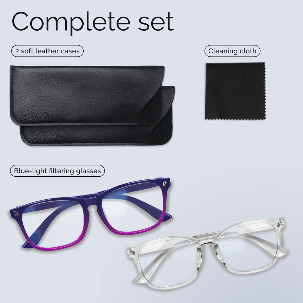 Livho UV protection blue light glasses filter glare in sunny environments