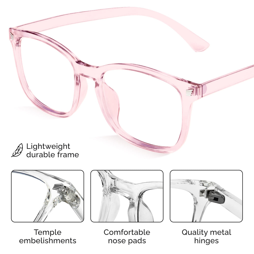 Livho womens eyewear frame blue light glasses for stylish screen protection