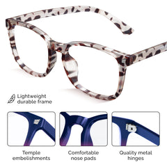 Livho women's eyewear frame blue light protection during work and leisure.