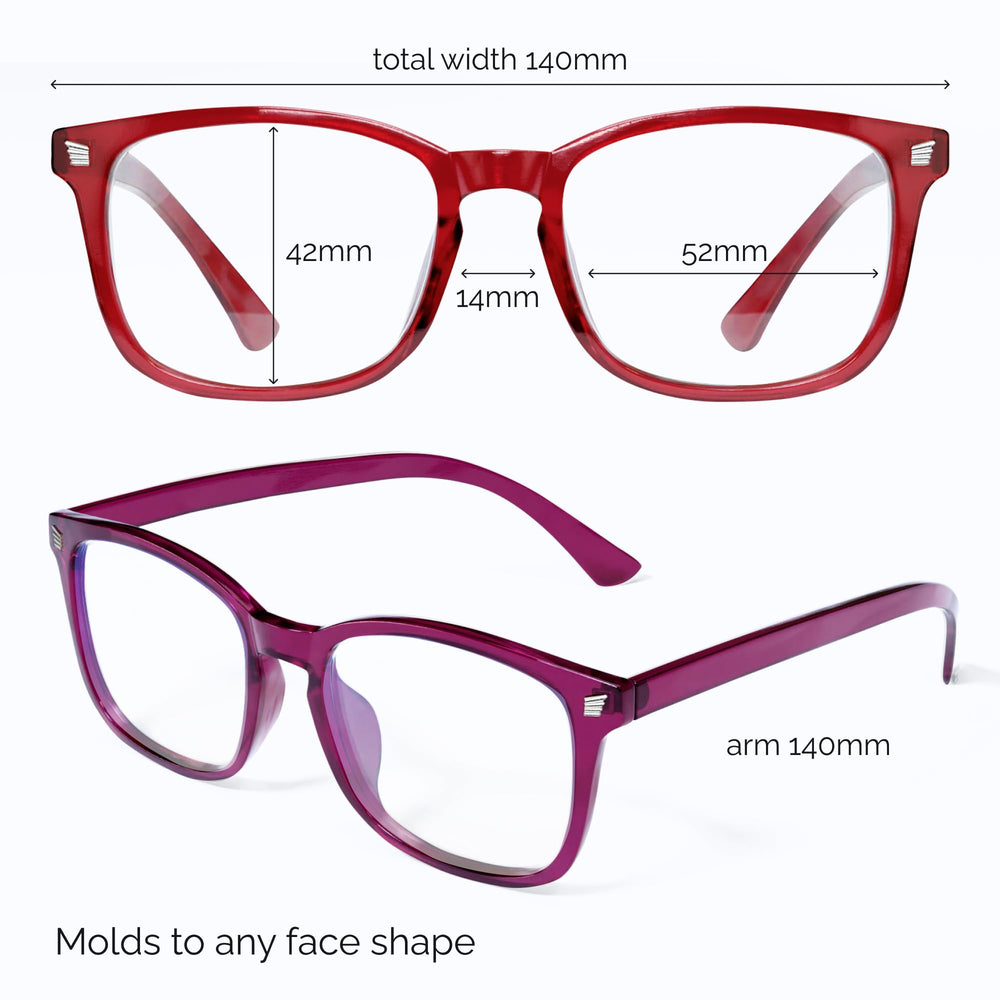 Livho women's frame blue light glasses add stylish daily wear
