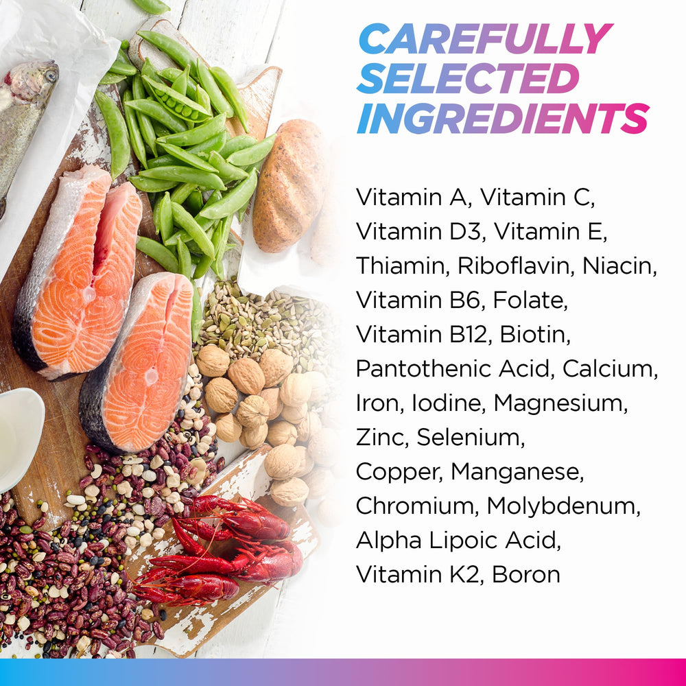 Label on Livingood Daily methylated multivitamin emphasizes allergen-free, gluten-free formulation.