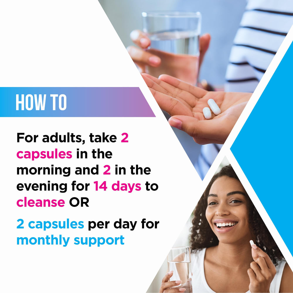 Livingood Daily packaging with capsules beside a glass of water for a simple daily routine