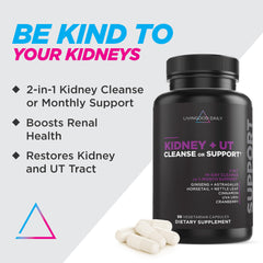 Livingood Daily UT Support capsules ready for daily urinary comfort