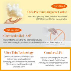 Livlit SAP-free protection illustration indicates dry protection without chemicals.