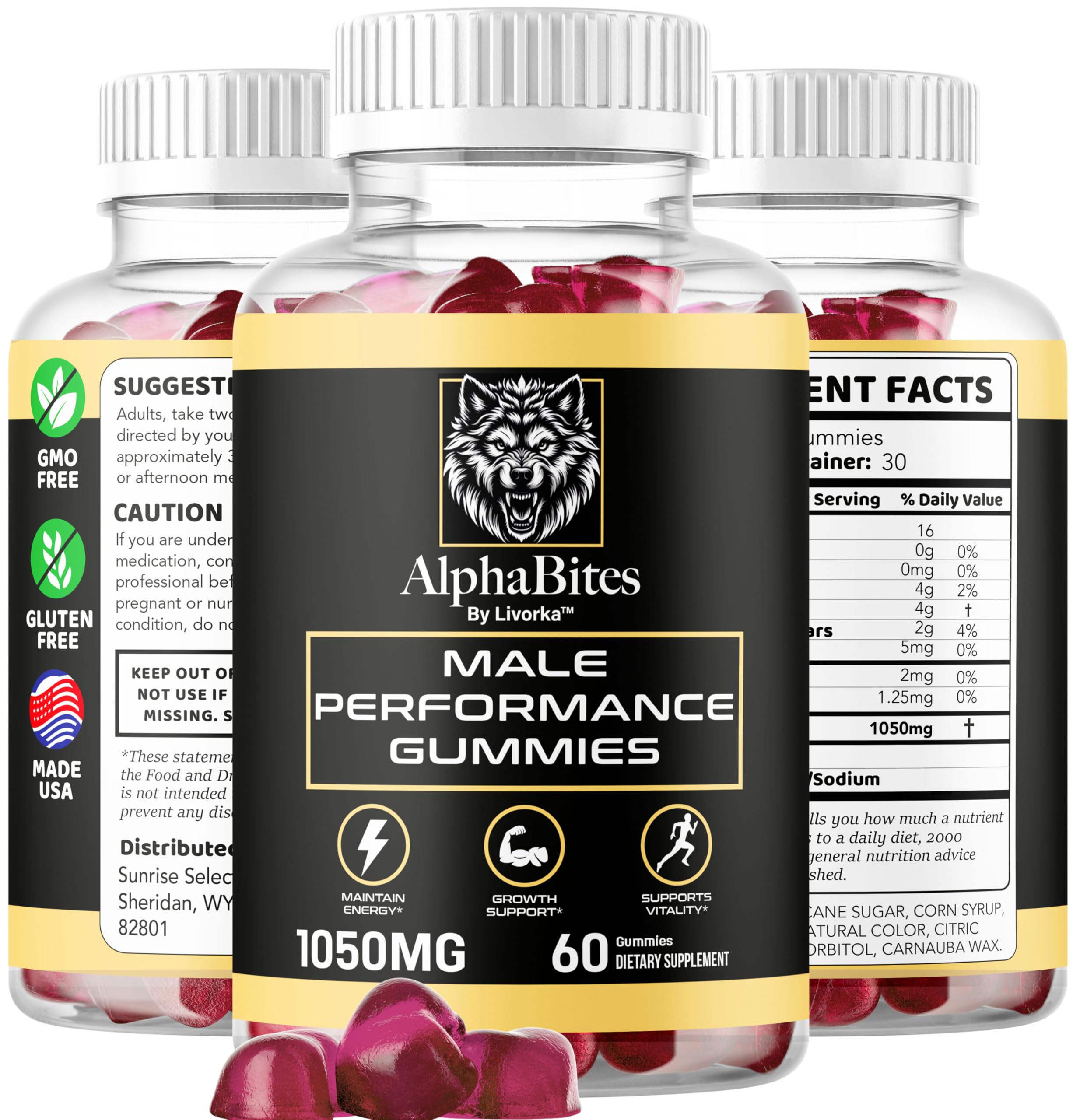 LIVORKA Alpha Bites hero shot for lifestyle everyday use