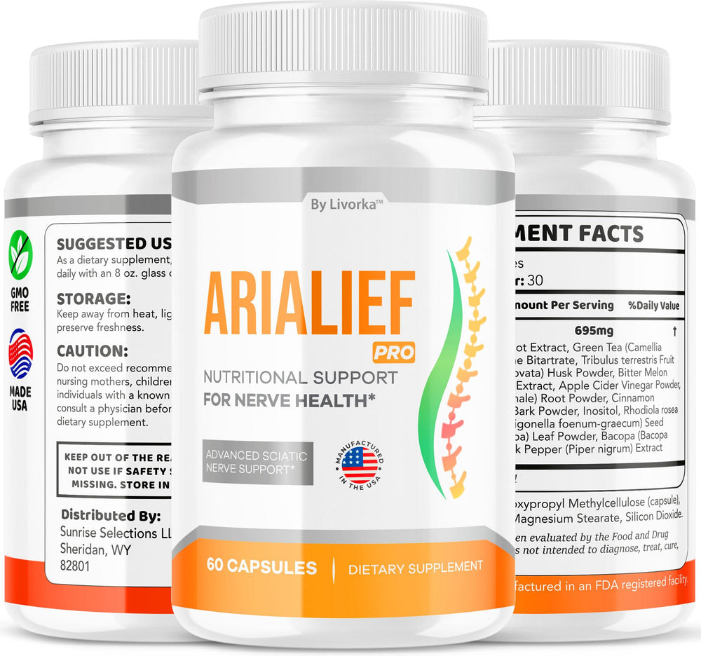 Two-pack LIVORKA Arialief Pro display highlighting value.