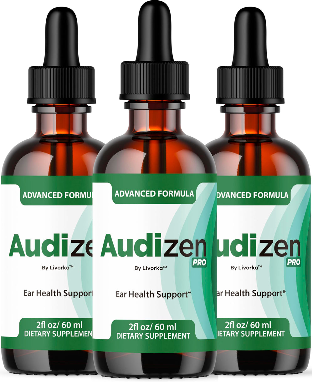 LIVORKA Audizen Pro bottle front view, a daily auditory wellness option.