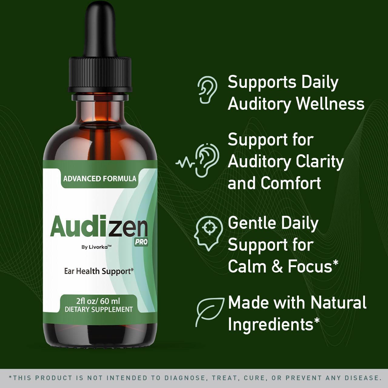 LIVORKA Audizen Pro dropper being used for easy daily administration.