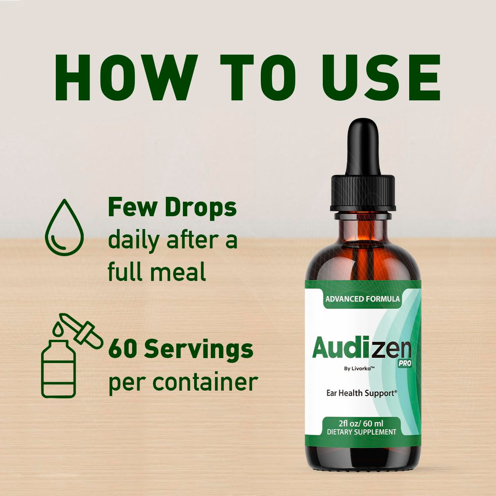 LIVORKA Audizen Pro liquid form with smooth mouthfeel for easy intake.