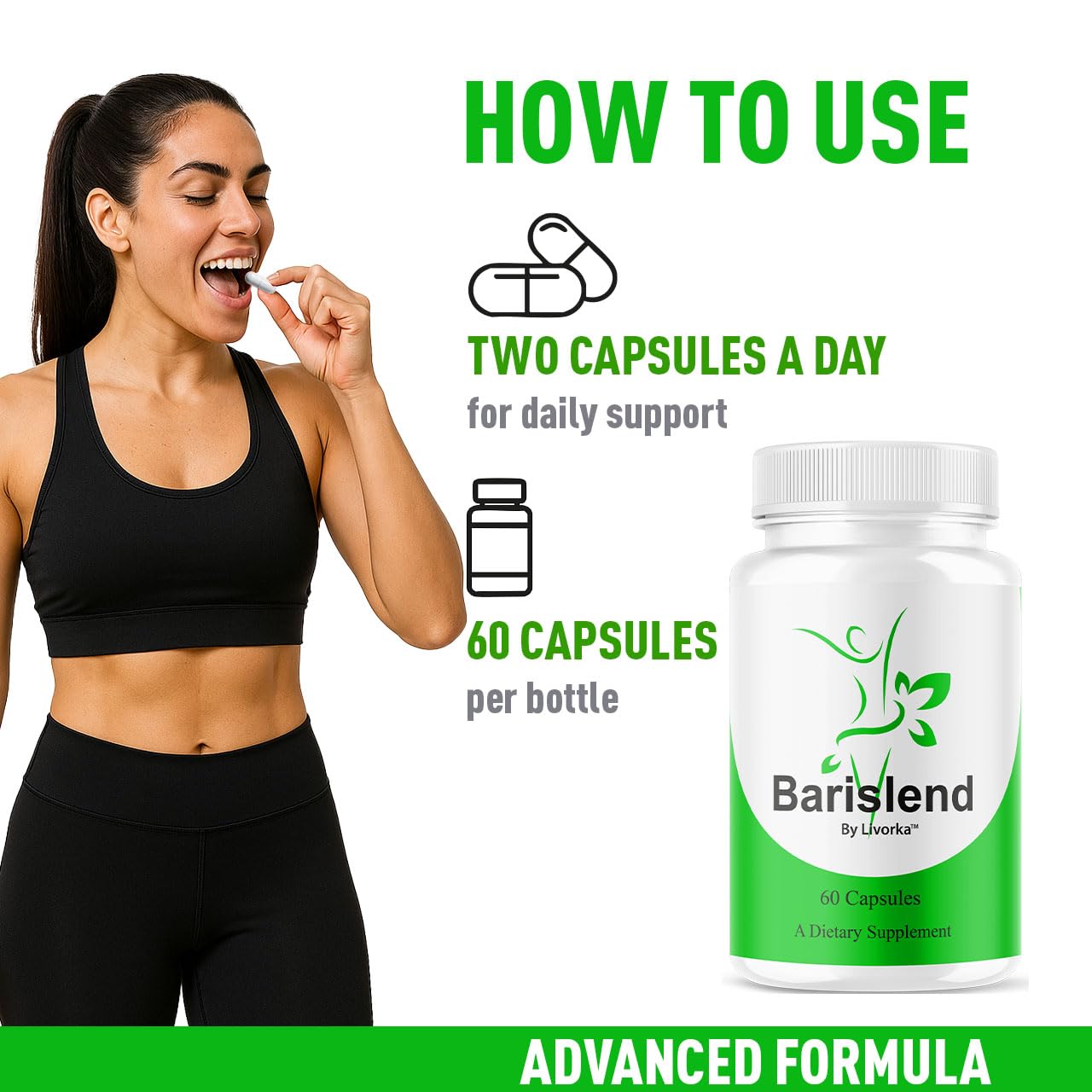 LIVORKA Barislend ingredients label reveals natural components for balance