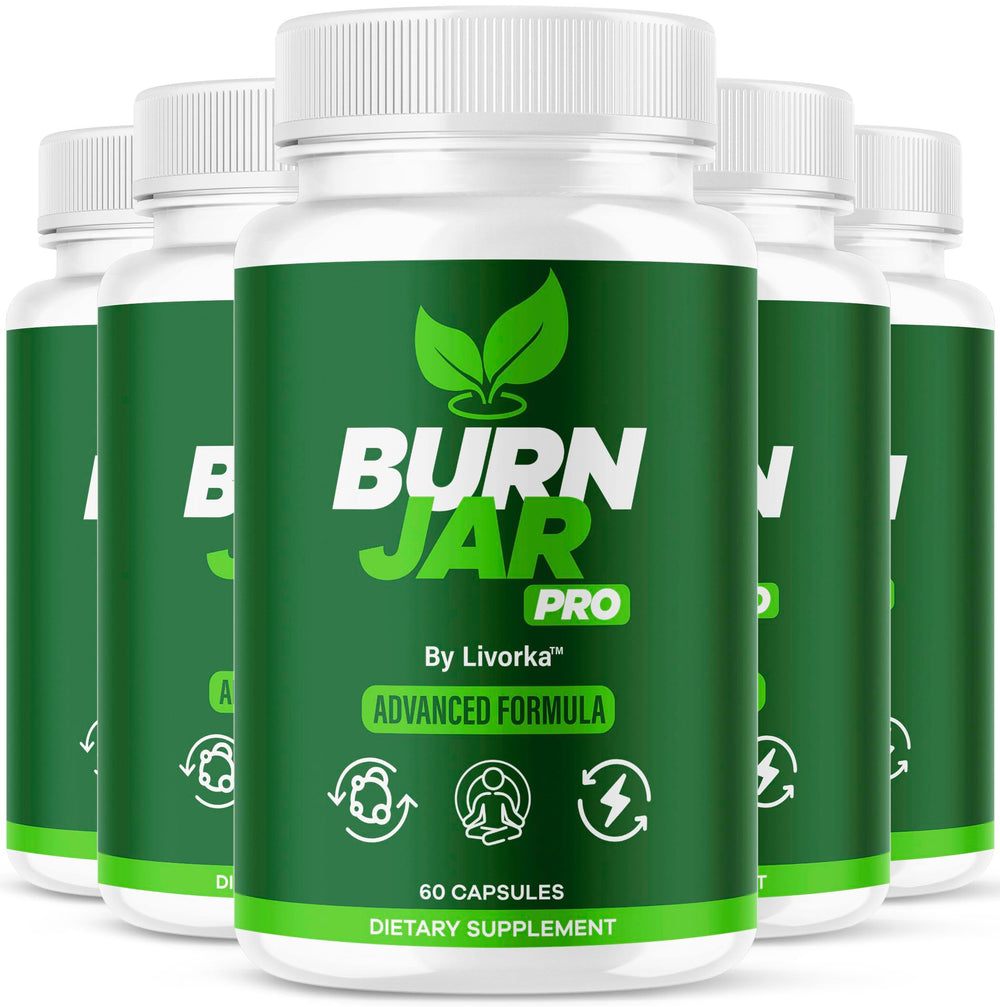 LIVORKA Burn Jar Pro bottle shown for daily wellness routine